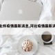 【河北杯疫情最新消息,河北疫情最新消息行程】